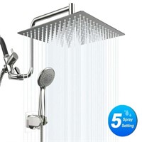10  WYRAVIO 10 Inch Shower Head Combo  304 Stainle