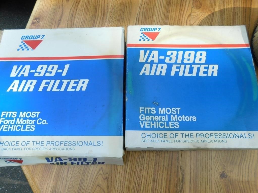 Group-7 air filters #VA-99-1 & VA-3198.