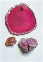 Pink Stone Specimens (#3 Total)