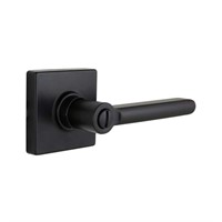 W5492  Defiant Tonebridge Matte Black Door Lever