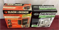 NIB Black&Decker Simple Start, Slime Tire Inflator