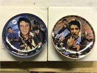 2 Musical Elvis Collector Plates