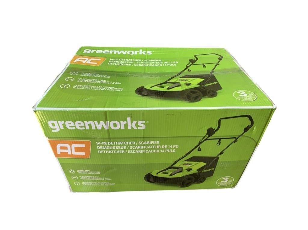 Greenworks AC (14in) Dethatcher / Scarifier