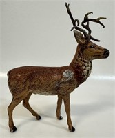 NICE EARLY 1900'S CAST DEER W PAINT