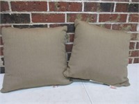 Pair of Outdoor Sunbrella Pillows