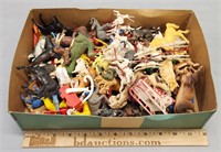 Plastic & Rubber Toy Animals Lot Collection