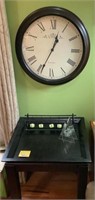 Large Clock, Table & Accessories