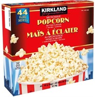 44-Pk Kirkland Signature Microwave Butter Popcorn