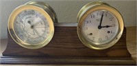 VTG Ridgeway Desk Clock & Barometer READ