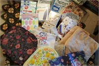 Linens, tablecloths, towels, place mats