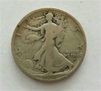 1916-D Walking Liberty Half Dollar - Key Date