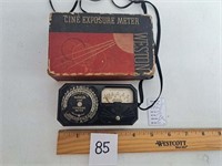 Vintage Weston Cine Exposure Meter with Box