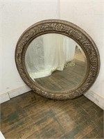 ORNATE ROUND WALL MIRROR