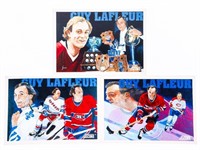 Group of 3 Score "GUY LAFLEUR" Hockey Cards