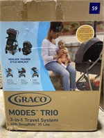 NEW Graco MOdes Trio 3in1 Travel System