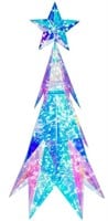 17.7IN CHRISTMAS LIGHTED TREE DECORATION, SMALL
