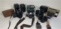 Vintage Camera Equipment, Canon, Pentax, Nikon