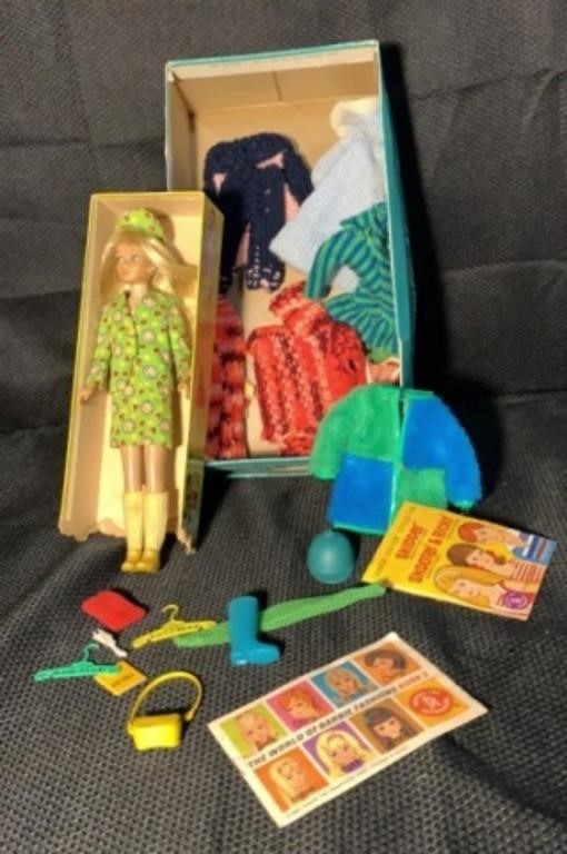Vintage Skipper Doll by Mattel/ Accessories