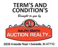 AUCTION TERMS & CONDITIONS!! READ BEFORE BIDDING!!