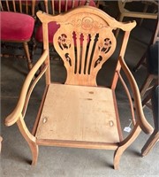 Ornate Wood Chair