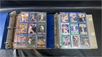Two binders of sports collectible cards