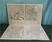 World Atlas and Gazetteer maps of Washington