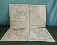 World Atlas and Gazetteer maps of Virginia,