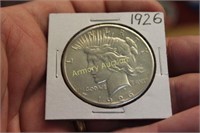 1926 SILVER PEACE DOLLAR