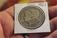 1921 SILVER MORGAN DOLLAR