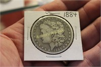 1884 SILVER MORGAN DOLLAR