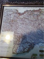 Scott County IA Soil Map and Picture Frame Stand