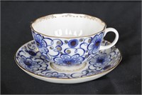 RUSSIAN CUP AND SAUCER