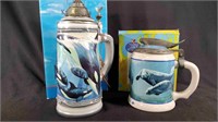 Sea World Killer Whale Stein NIB & Sea World