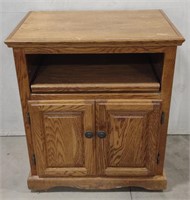 (AB) Wooden TV Console/Side Table  (31"x27"x17.5")