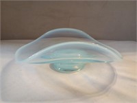 Fostoria Blue Opalescent Art Glass Bowl