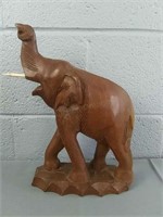 Norleans Carved Wood Elephant