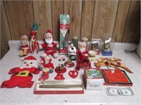 Lot of Collectibles Christmas Items Most Vintage