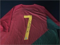 Cristiano Ronaldo Signed Jersey COA Pros