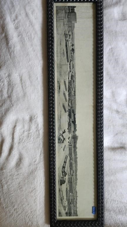 Camp Johnston US Military Base Framed Panoramic