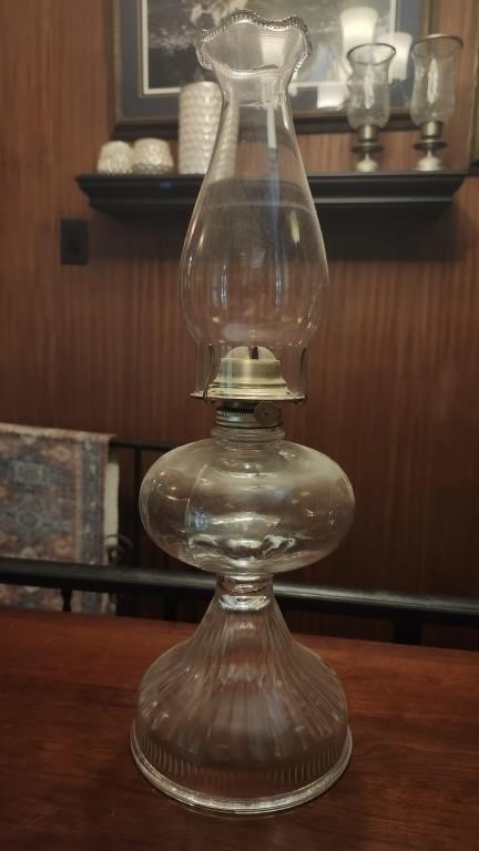 Vintage Glass Lantern