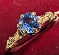 $1600 10K  Sapphire(0.77ct) Ring