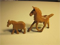 2 Horse Figurines