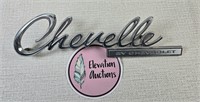 Chevelle Chevrolet Script Emblem