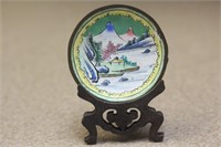 Chinese Enamel Small Plate