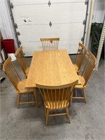 Table and 6 Chairs