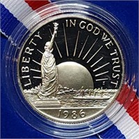 1986-S Statue of Liberty Proof Half Dollar MIB