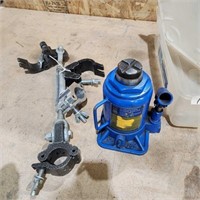 20 ton bottle jack no handle, turn buckle w