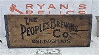 Early  Old Wood Crate, The Peoples Brewing