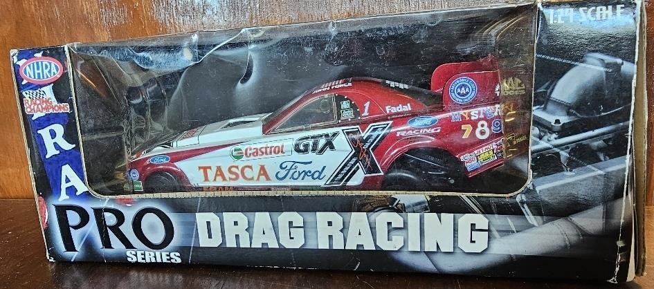 John Force Castrol Tasca Ford Funny Car Racing Cha