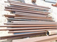Group assorted size pipe most 7 ft. Or longer